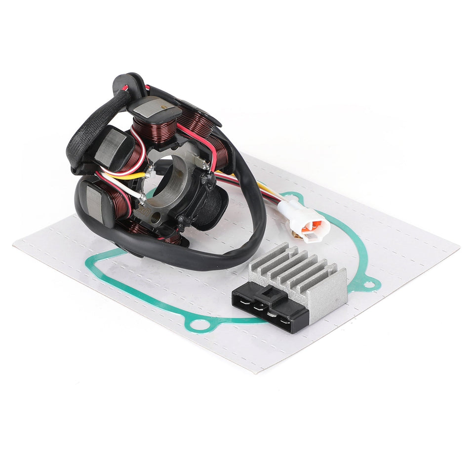 Magneto-Stator+ Spannungsgleichrichter+ Dichtung für EXC 250 5200 MXC 450 520 2000-2004 Generikum
