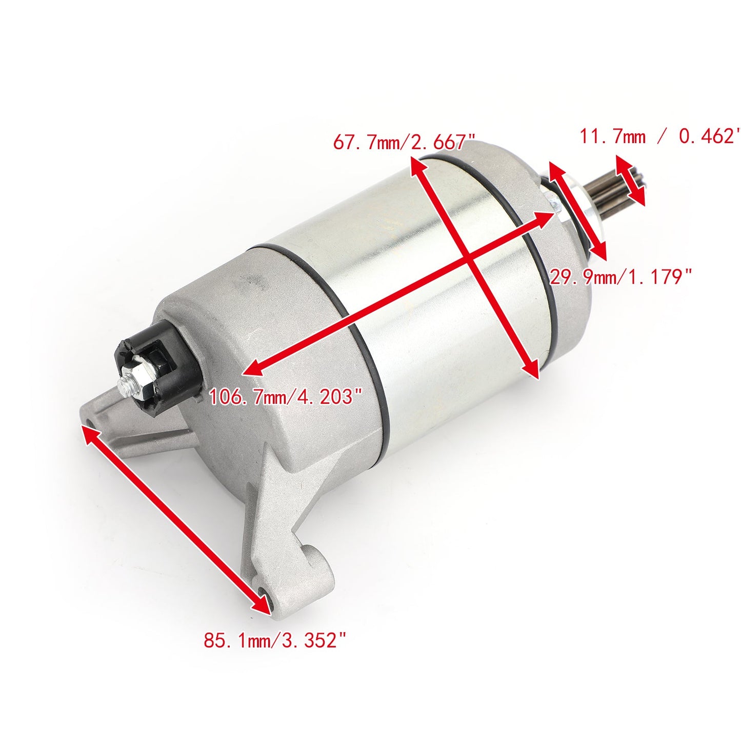 Neue Starter 9-Spline für Yamaha XVS1300 XVS950 V-Star Stryker 10-17 5S7-81890-00 Generika