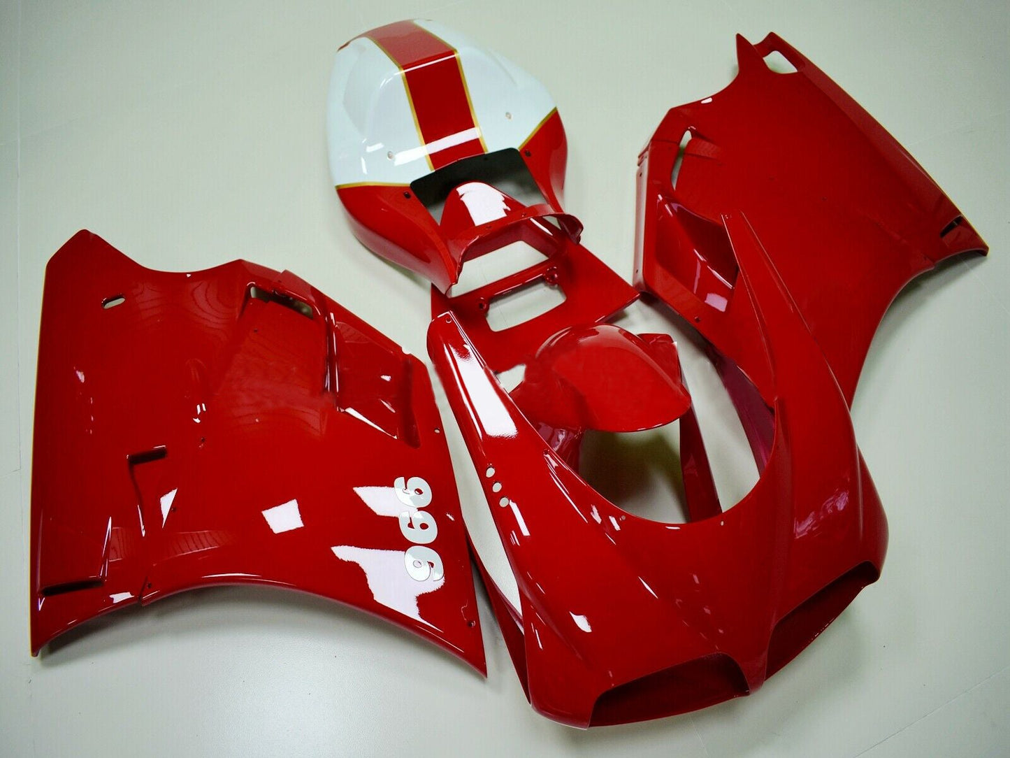 Amotopart 1996-2002 Ducati 996 748 Verkleidung Red Kit