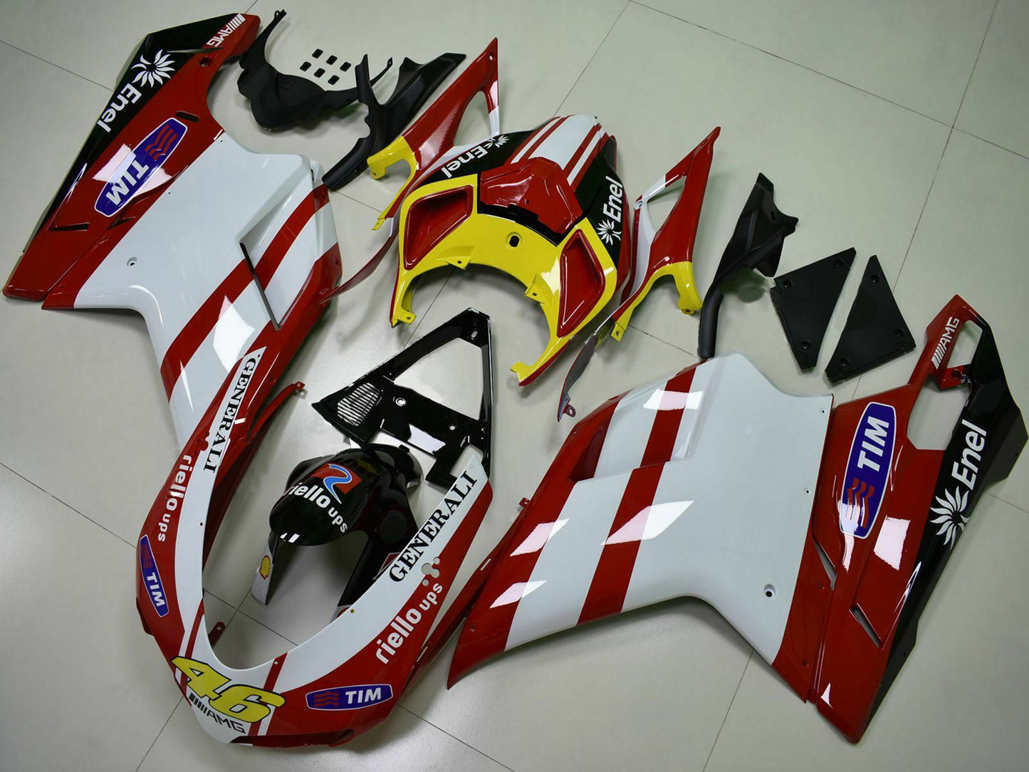 AMOTOPART FACINGINGS 2007-2011 Ducati 1098 1198 848 Abzugskit