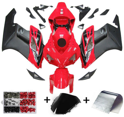 Fairing Kit Bodywork ABS Black Red fit for Honda CBR1000RR 2004 2005