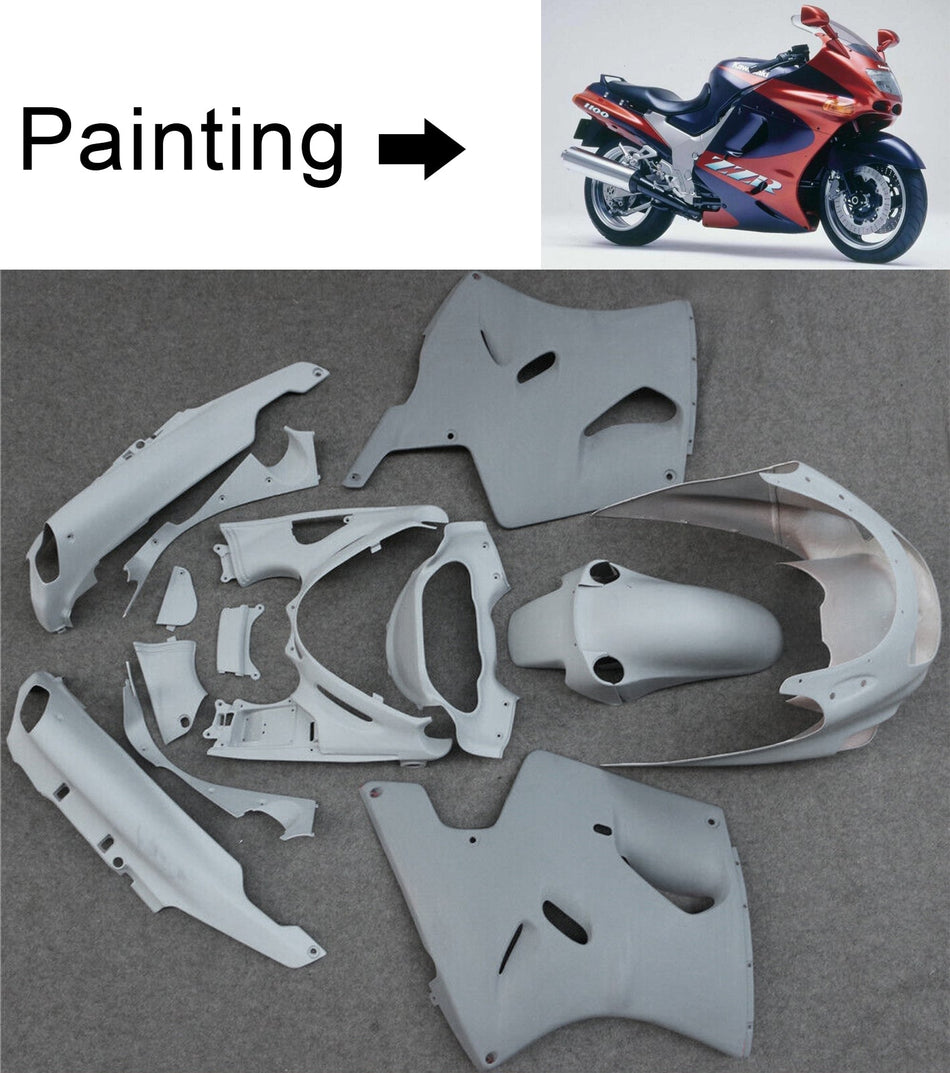 Amotopart Kawasaki Zzr1100 1993-2003 Verkleidungskit Karosserie Kunststoff Kunststoff