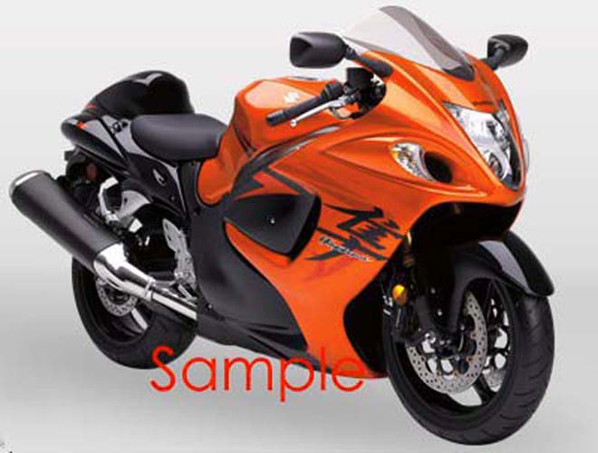 AMOTOPART FACINGINGS 2008-2020 Suzuki GSX 1300 Hayabusa Orange Métallisé &amp; Noir Hayabusa Race Generic