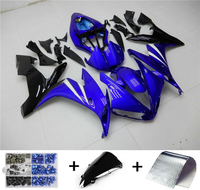 ABS Injection Plastic Kit Fairing Fit Yamaha YZF R1 2004-2006 Gloss Blue