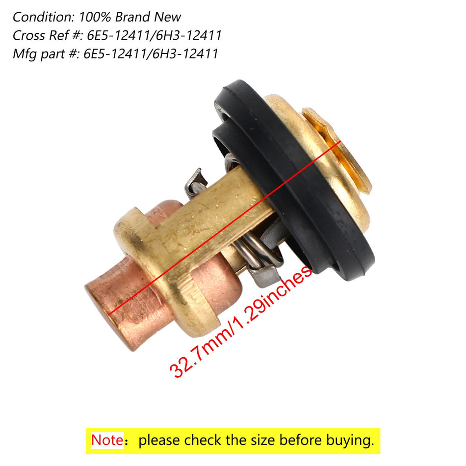 Thermostat für Yamaha (60.70 HP 60TLR 70TLR) 50C 6E5-12411 6H3-12411 Au?enbord