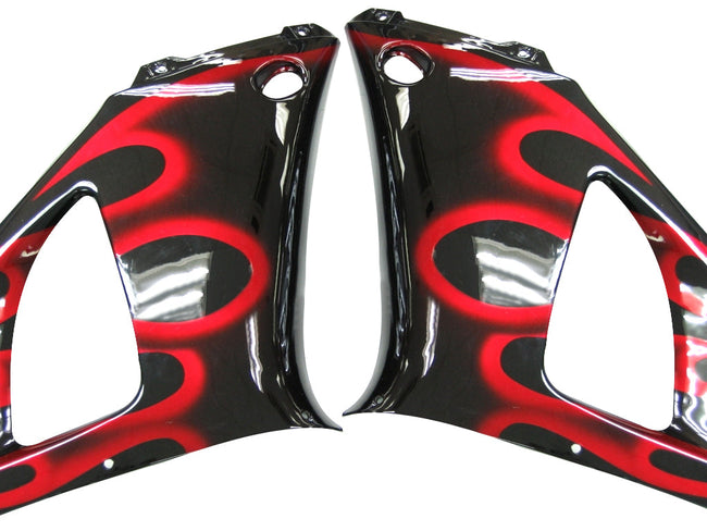 Amotopart 2000-2001 Yamaha YZF 1000 R1 Fazites Black & Red Frame Kit