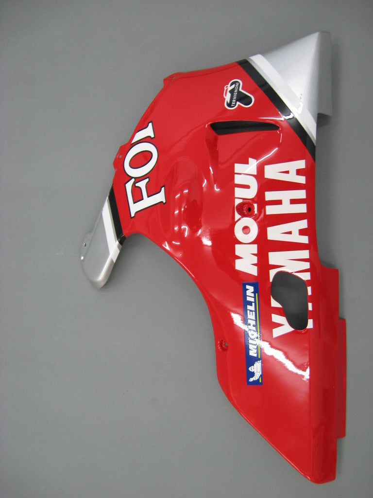 Amotopart 2000-2001 Yamaha R1 Verkleidung Red & Sliver Kit