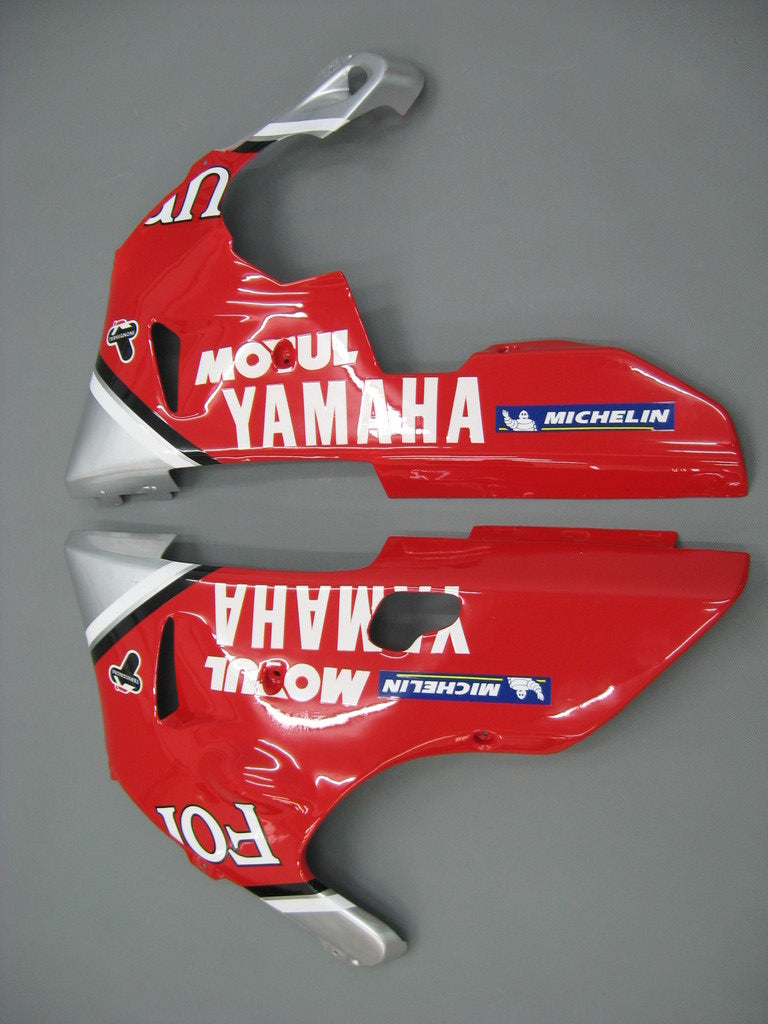 Amotopart 2000-2001 Yamaha R1 Verkleidung Red & Sliver Kit