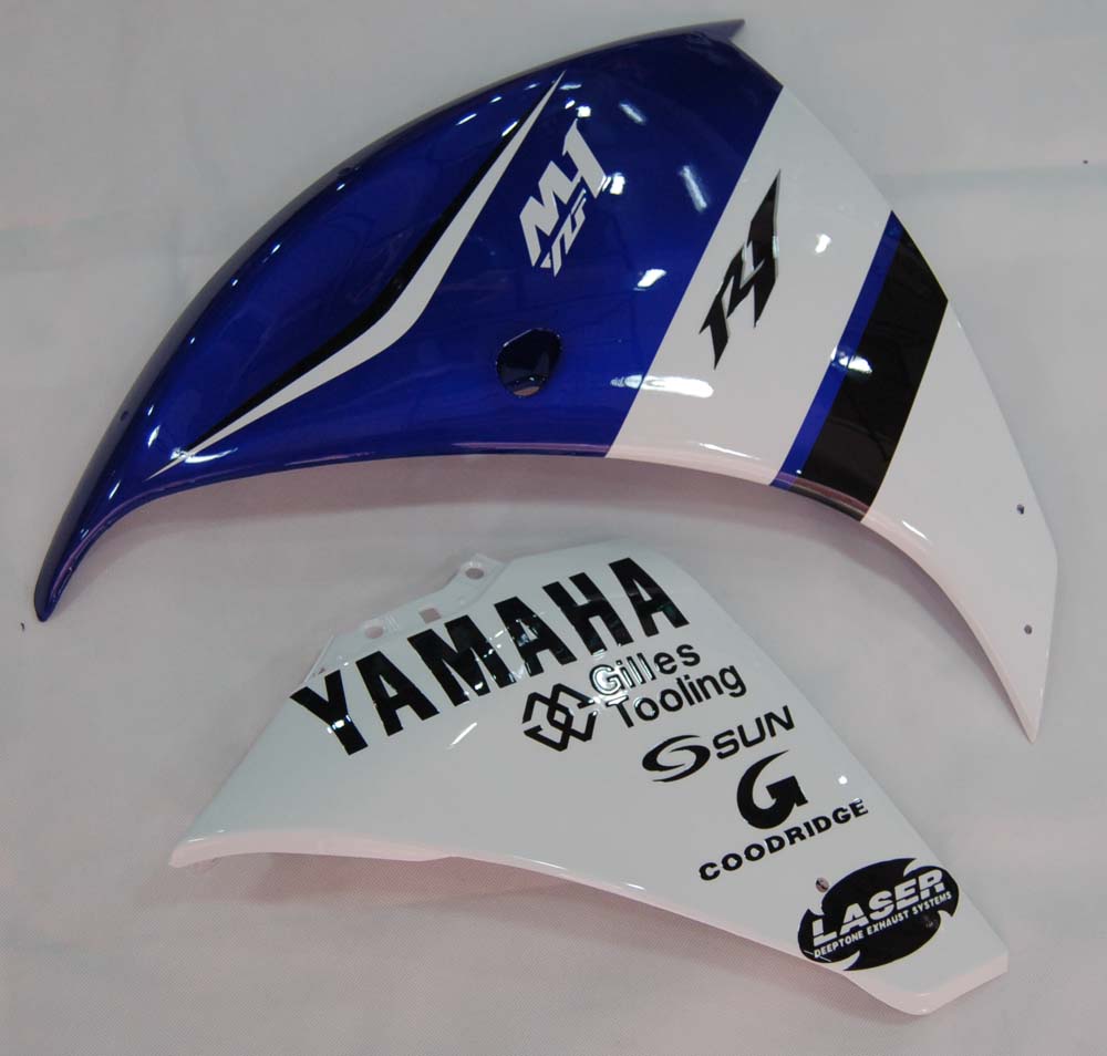 Amotopart 2009-2011 Yamaha R1 Verkleidung Blue & White Kit