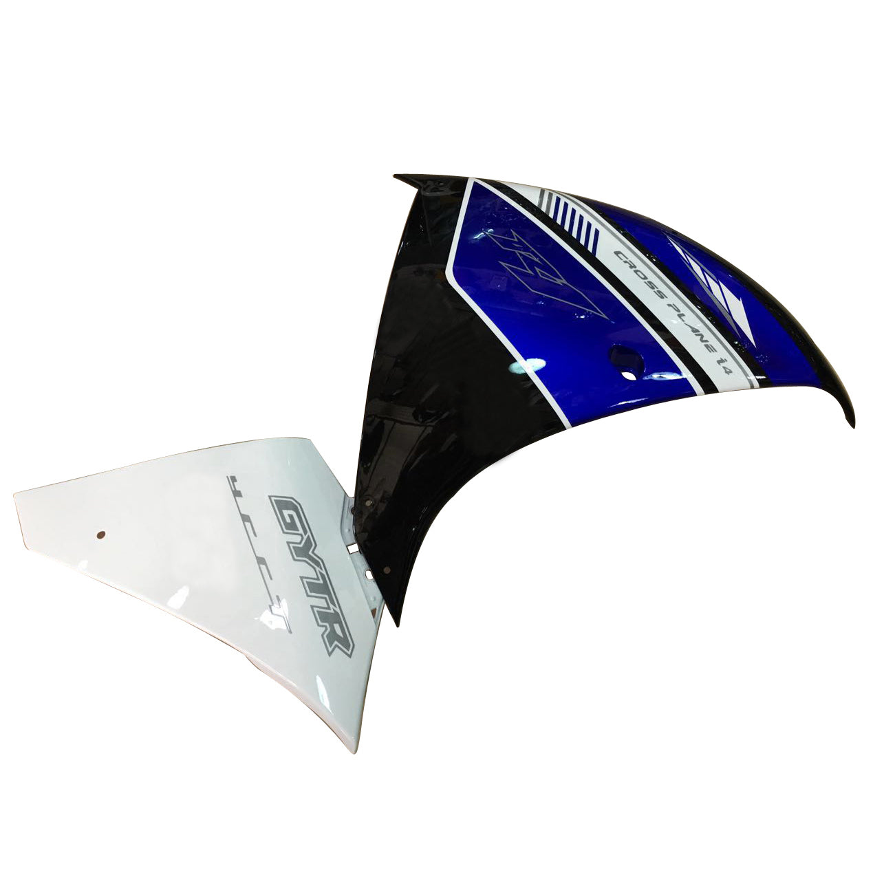 Amotopart 2012-2014 Yamaha R1 Verkleidung Blue & White Kit