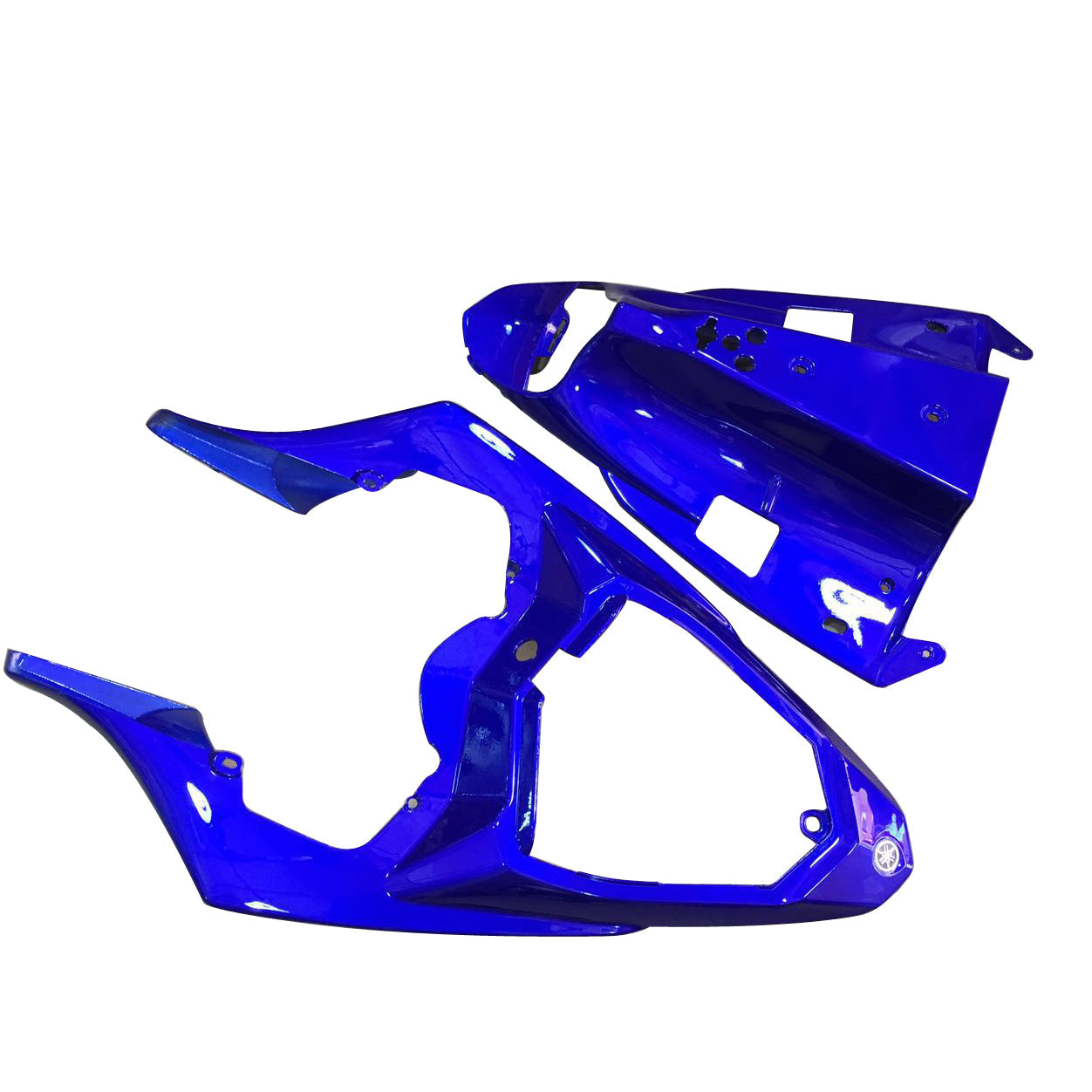 Amotopart 2012-2014 Yamaha R1 Verkleidung Blue & White Kit