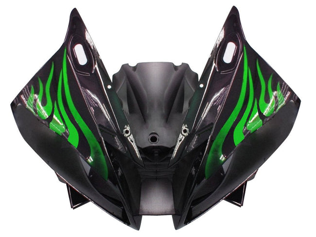 AMOTOPART FAKINGS YAMAHA YZF-R6 2006-2007 Verkleidung Black & Green Fearing Kit