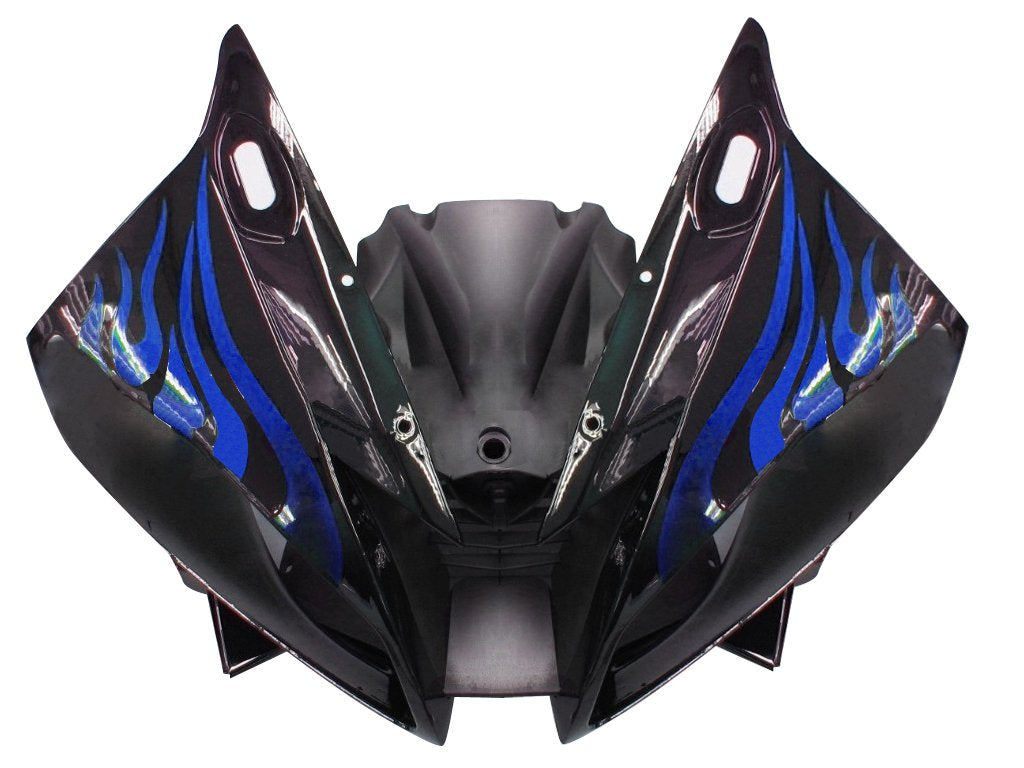 AMOTOPART FAKINGS YAMAHA YZF-R6 2006-2007 Verkleidung Schwarz & Blauverkaufskit