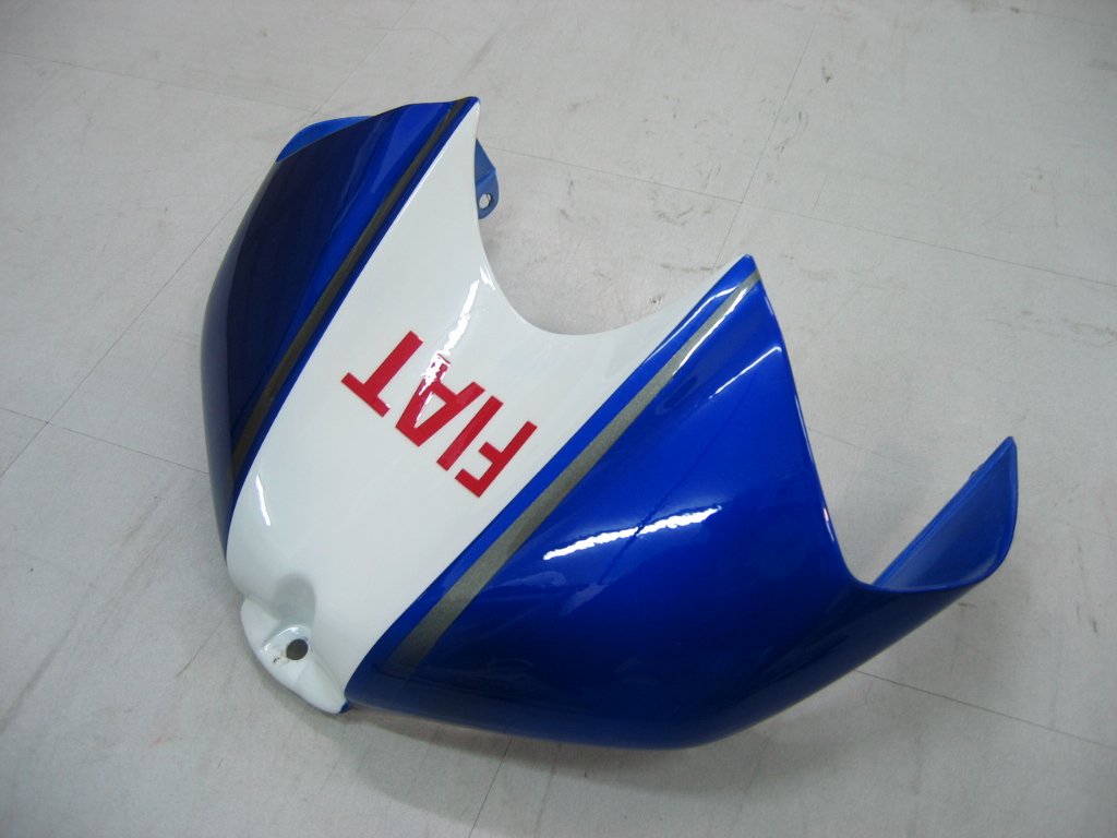 Amotopart Verkleidung Yamaha YZF-R6 2006-2007 Verkleidung wei? Blau Nr. 46 Fiat Abzugskit