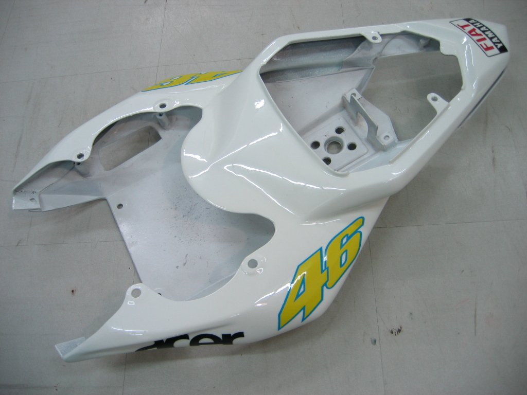 Amotopart Verkleidung Yamaha YZF-R6 2006-2007 Verkleidung wei? Blau Nr. 46 Fiat Abzugskit