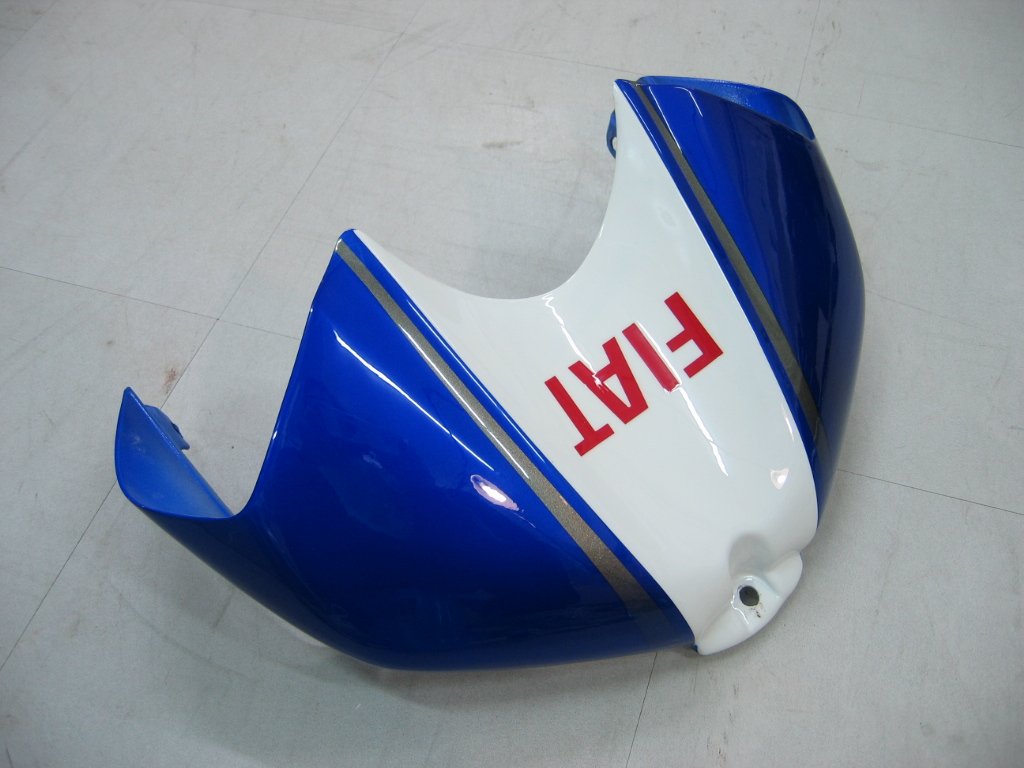 Amotopart Verkleidung Yamaha YZF-R6 2006-2007 Verkleidung wei? Blau Nr. 46 Fiat Abzugskit