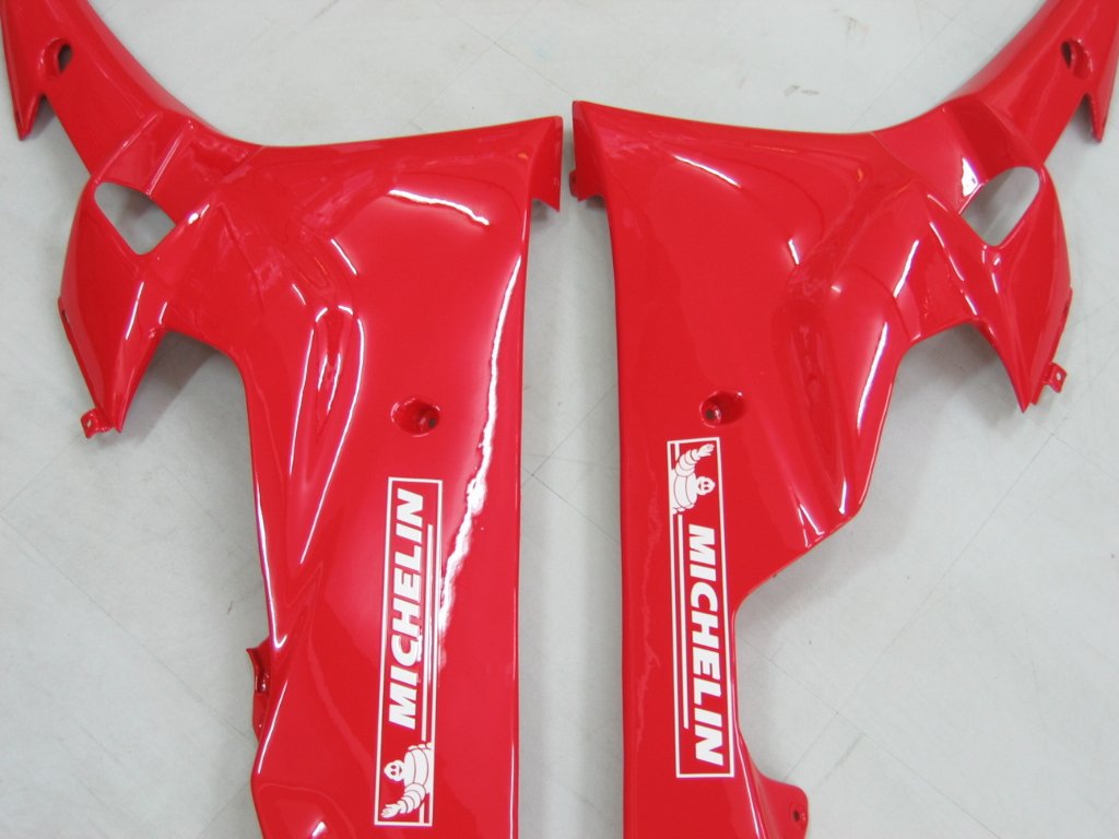 AMOTOPART FAKINGS YAMAHA YZF-R6 2006-2007 Verkleidung wei? rote Michelinverkaufskit