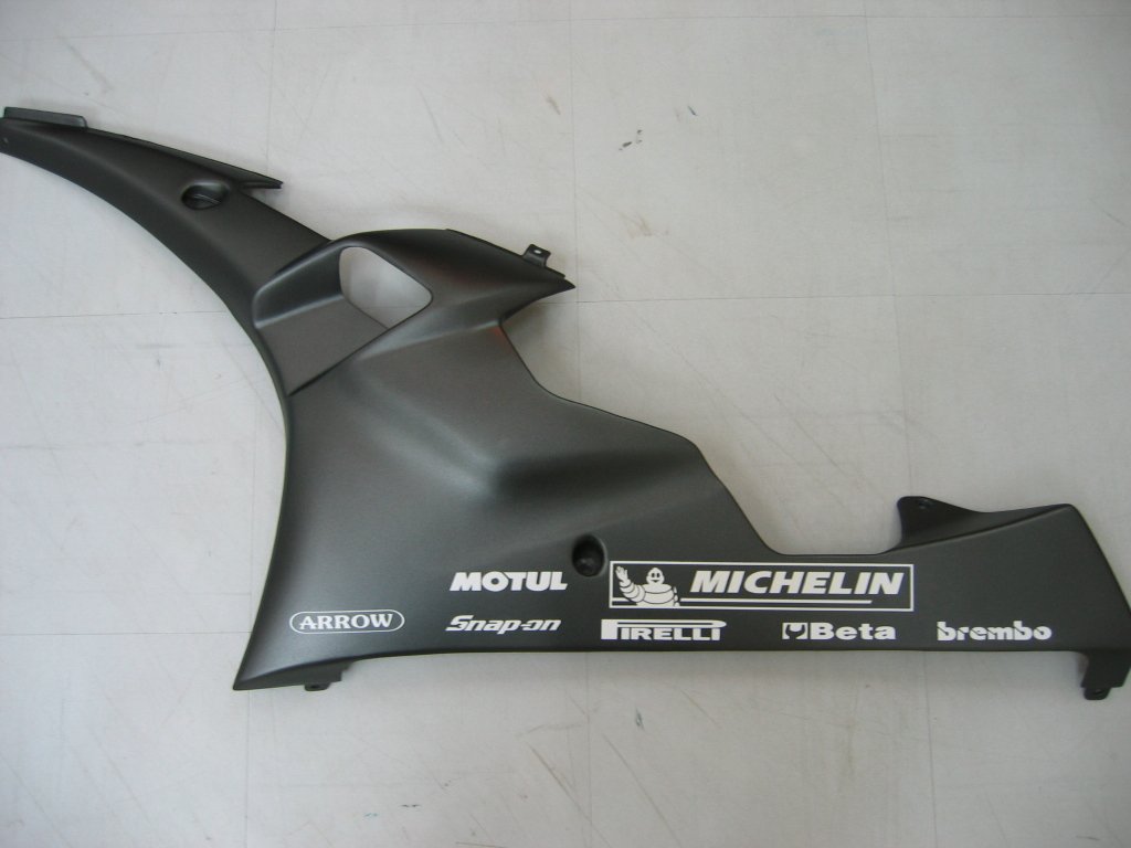 Amotopart-Verkleidungen Yamaha YZF-R6 2006-2007 Verkleidungsverkleidung Schwarzwei?verkleidet Kit