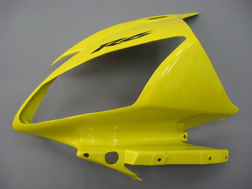 Amotopart Verkleidung Yamaha YZF-R6 2006-2007 Verkleidungsverkleidung gelb wei?er schwarzer R6 Rennverkleidungskit