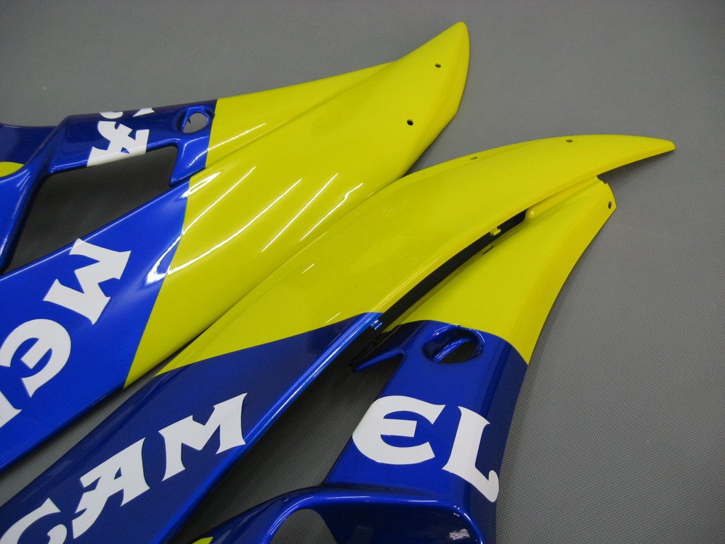 Amotopart-Verkleidungen Yamaha YZF-R6 2006-2007 Verkleidung gelb Blau Nr. 46 CAMEL R6 RACING AUSGABE KIT