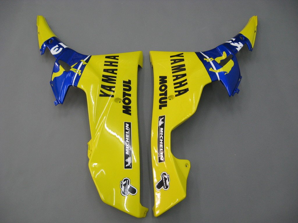 Amotopart-Verkleidungen Yamaha YZF-R6 2006-2007 Verkleidung gelb Blau Nr. 46 CAMEL R6 RACING AUSGABE KIT