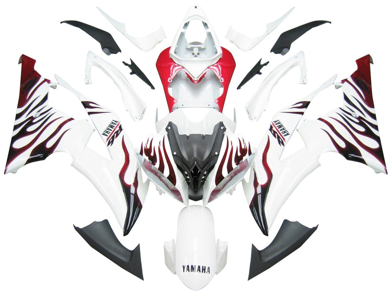 Generic Fit For Yamaha YZF 600 R6 (2008-2016) Bodywork Fairing ABS Injection Molded Plastics Set 5 Style