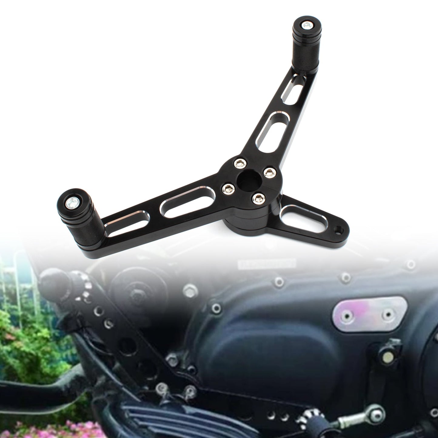 Sportster 883 1200 04 Support de levier de vitesses supplémentaire