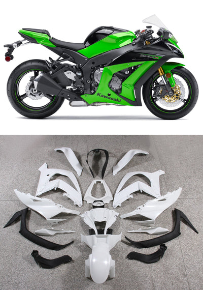 Generic Fit For Kawasaki ZX10R 2011-2016 Bodywork Fairing ABS Injection Molded Plastics Set 7 Style