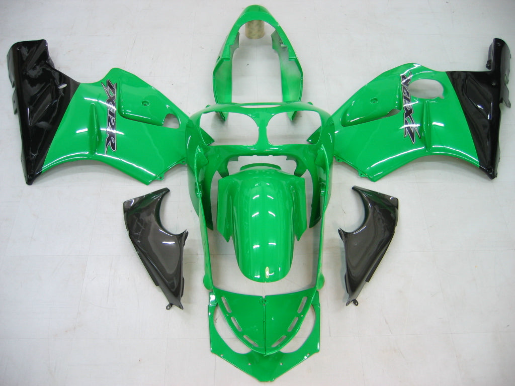 Amotopart 2000-2001 Kawasaki ZX12R Verkleidung Green Kit