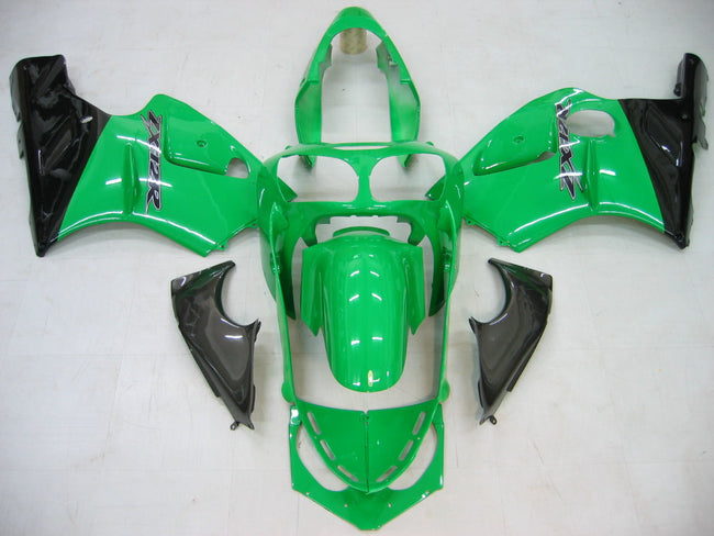 Kit carénage vert Amotopart 2000-2001 Kawasaki ZX12R