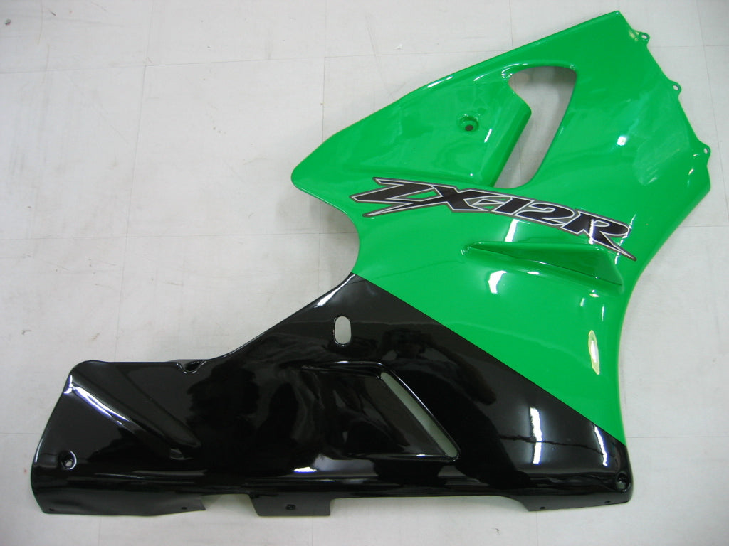 Amotopart 2000-2001 Kawasaki ZX12R Verkleidung Green Kit