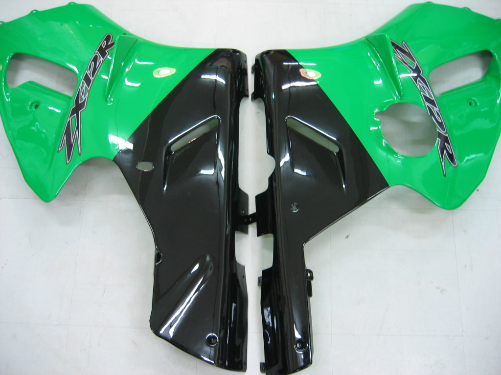 Amotopart 2000-2001 Kawasaki ZX12R Verkleidung Green Kit