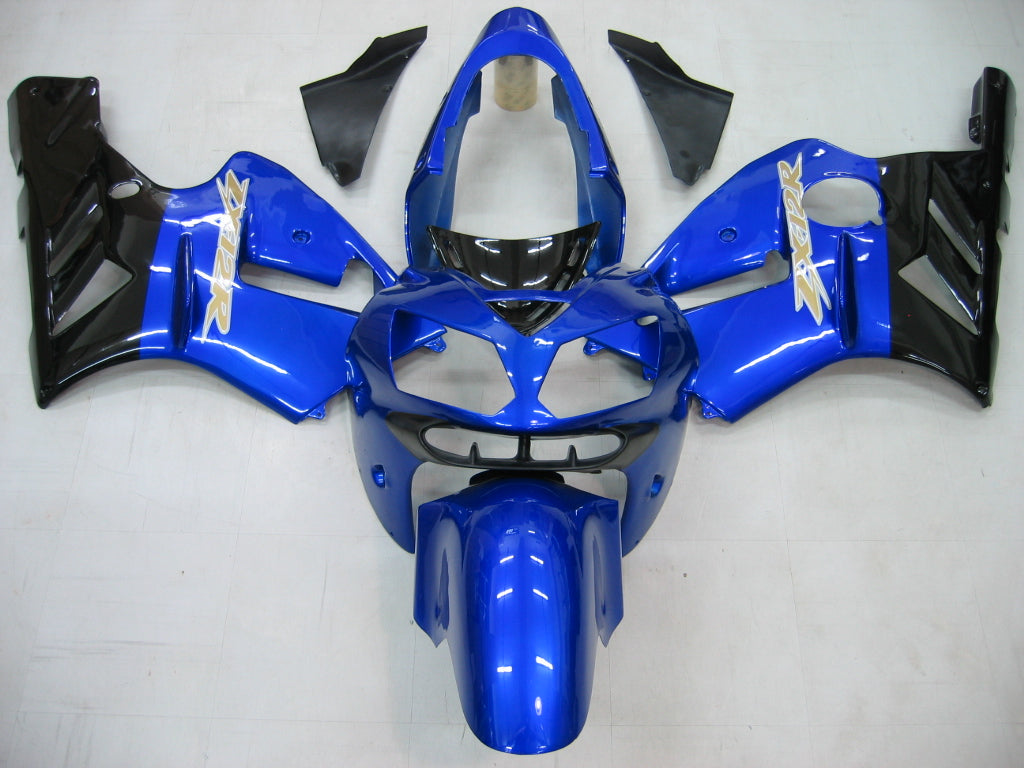 Amotopart 2002-2005 Kawasaki ZX12R Verkleidung Blue Kit