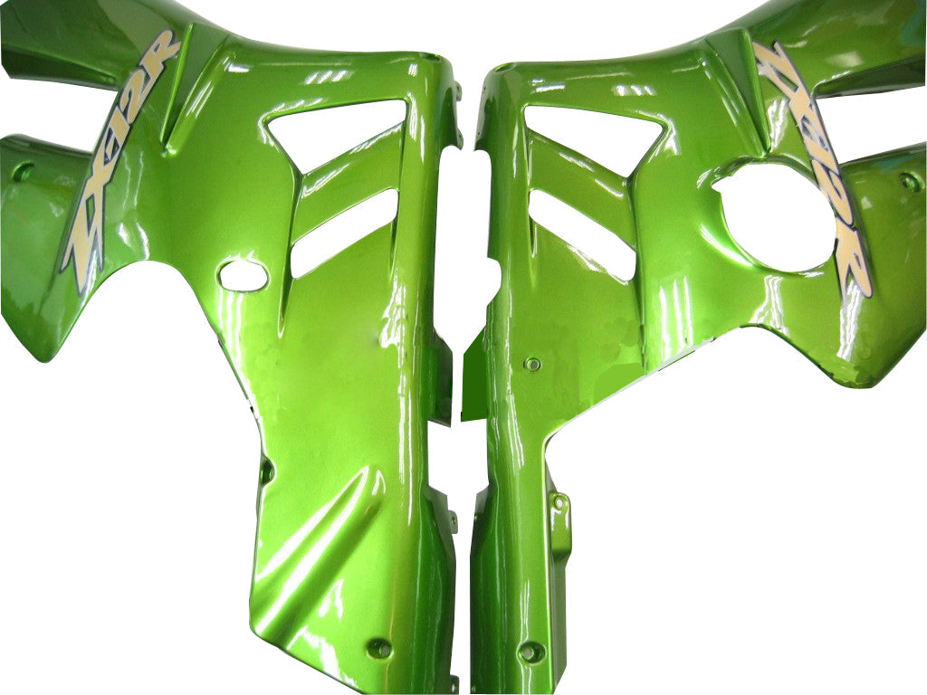 Amotopart 2002-2005 Kawasaki ZX12R Verkleidung G-Green Kit