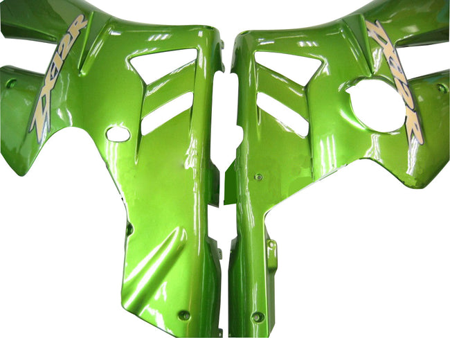 Amotopart 2002-2005 Kawasaki ZX12R Carénage G-Green Kit