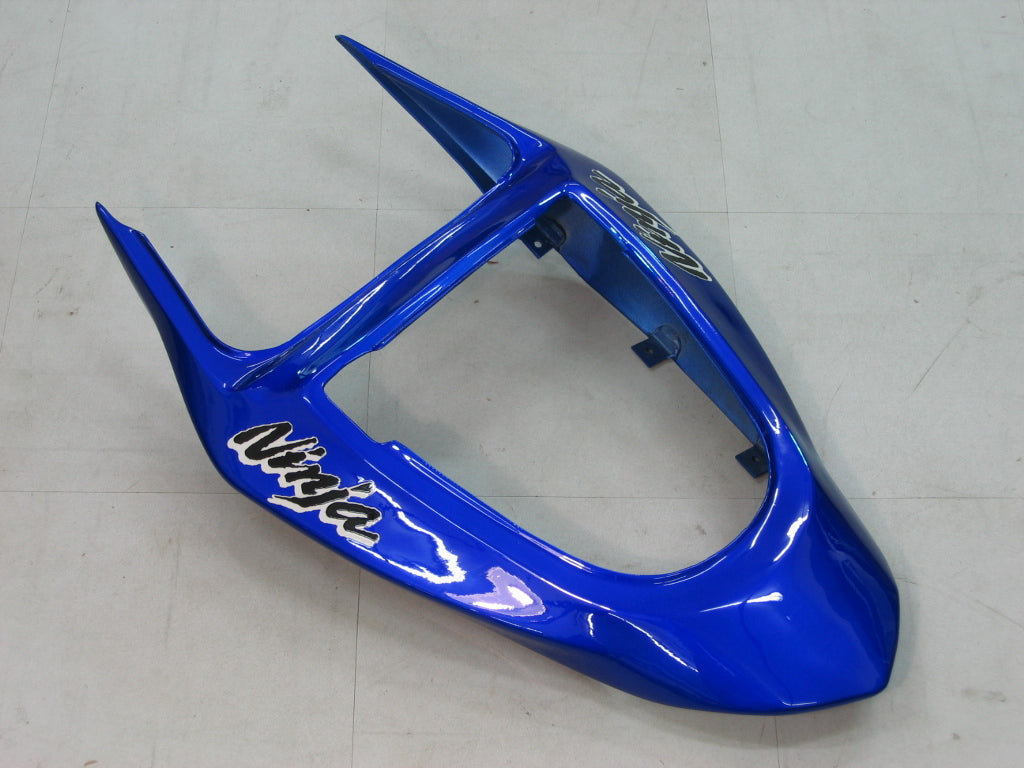 Amotopart 2003-2004 Kawasaki ZX6R Carénage G-Blue Kit