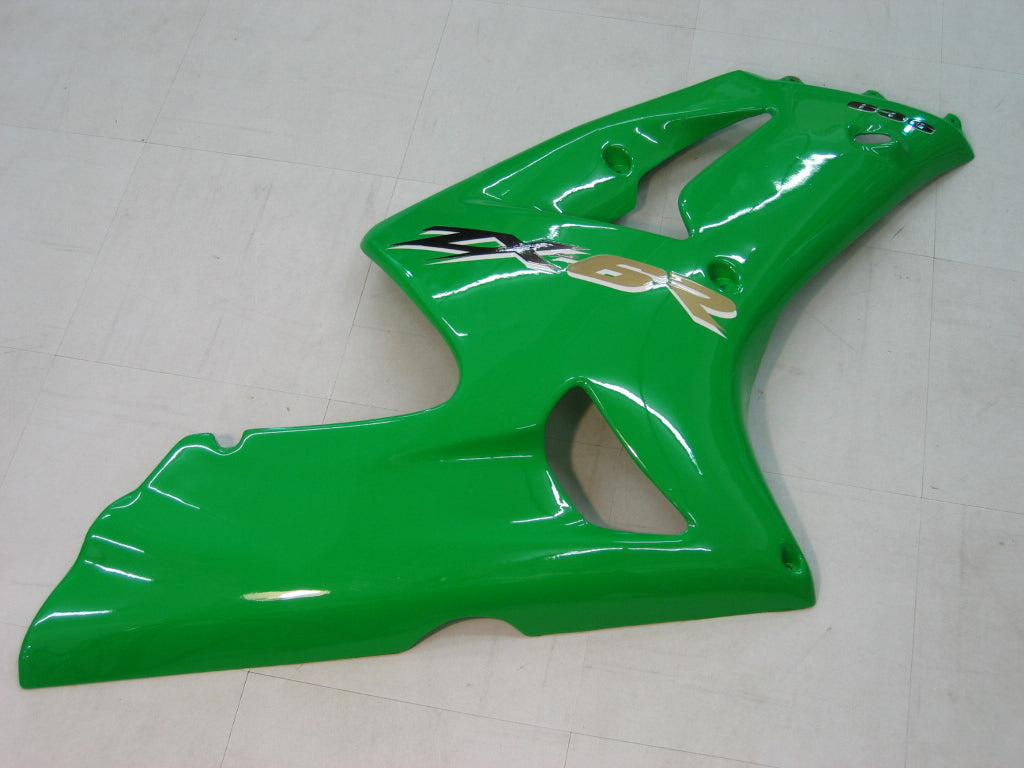 Amotopart 2003-2004 Kawasaki ZX6R Verkleidung Green Kit