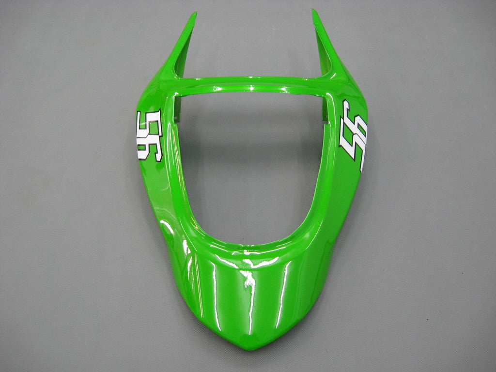 Amotopart Kawasaki ZX6R 2003-2004 Verkleidung Green Kit