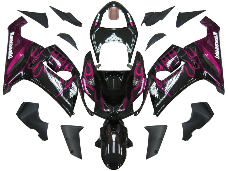 Generic Fit For Kawasaki ZX6R 636 (2005-2006) Bodywork Fairing ABS Injection Molded Plastics Set 28 Style