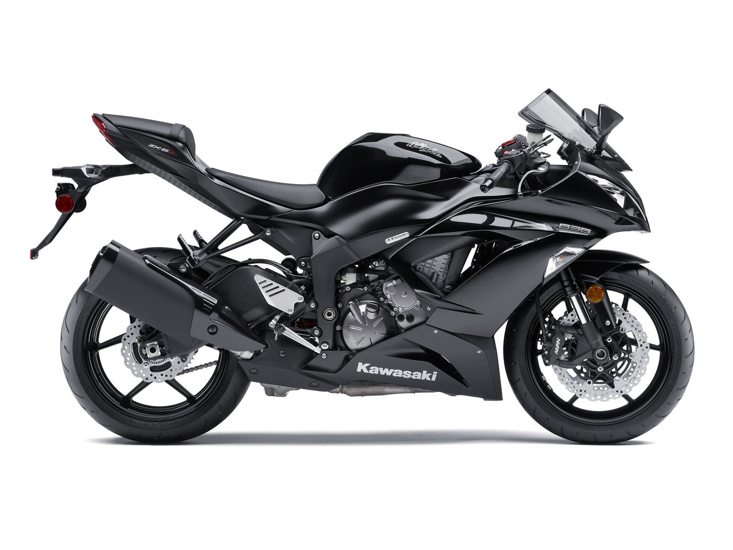 Kit de carénage Amotopart 2013-2015 ZX6R Kawasaki G-Black