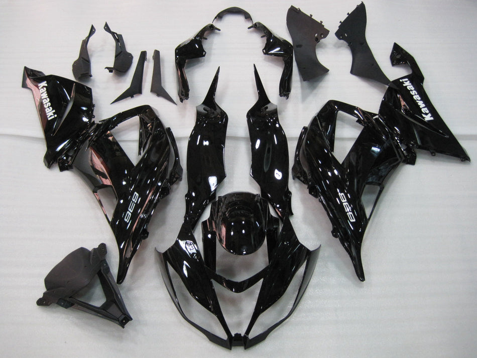 Amotopart-Fügsamkeit 2013-2018 Kunststoff Kawasaki ZX6R 636 Black Ninja Racing Generic Racing