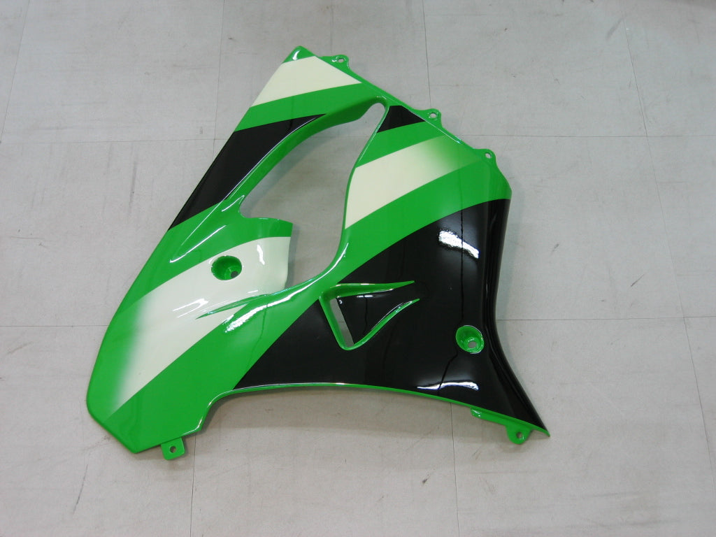 Amotopart 2000-2001 Kawasaki ZX9r Verkleidung Green Kit