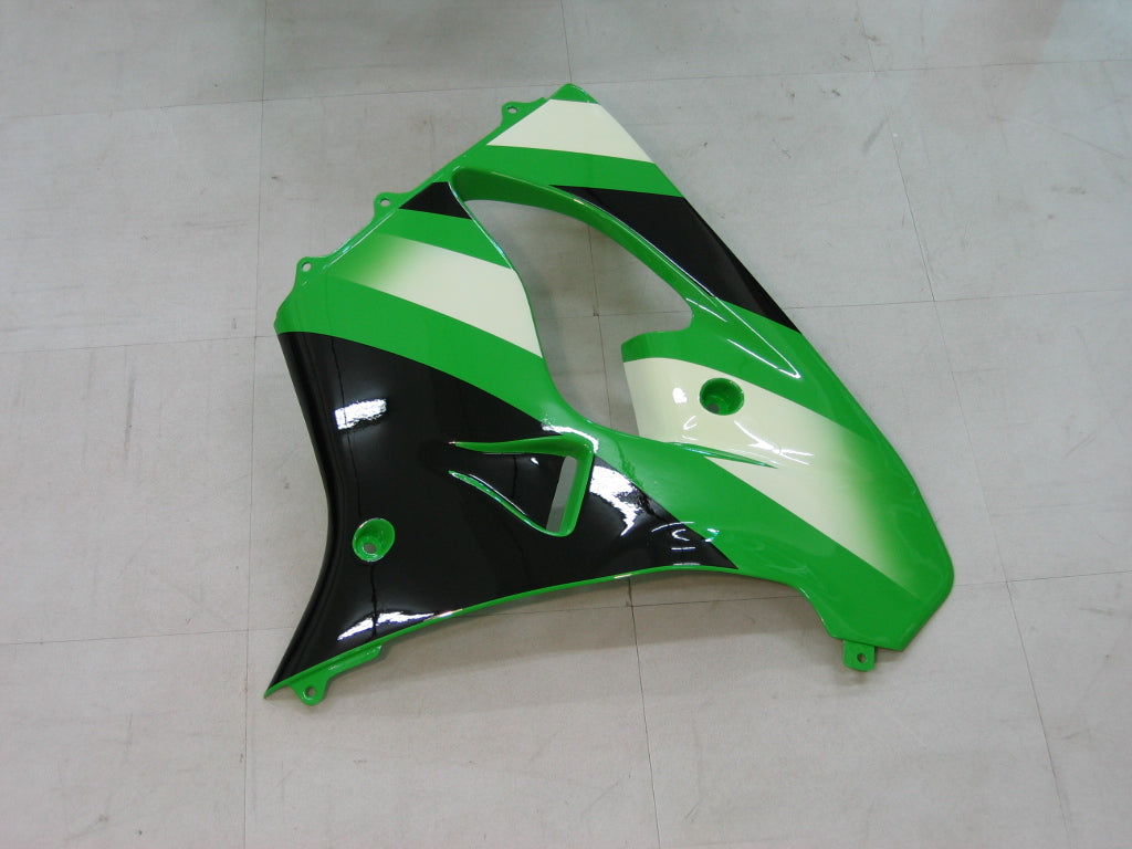 Amotopart 2000-2001 Kawasaki ZX9r Verkleidung Green Kit