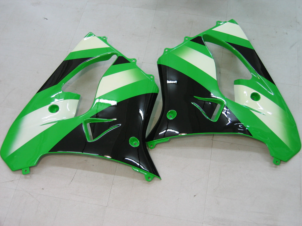 Amotopart 2000-2001 Kawasaki ZX9r Verkleidung Green Kit