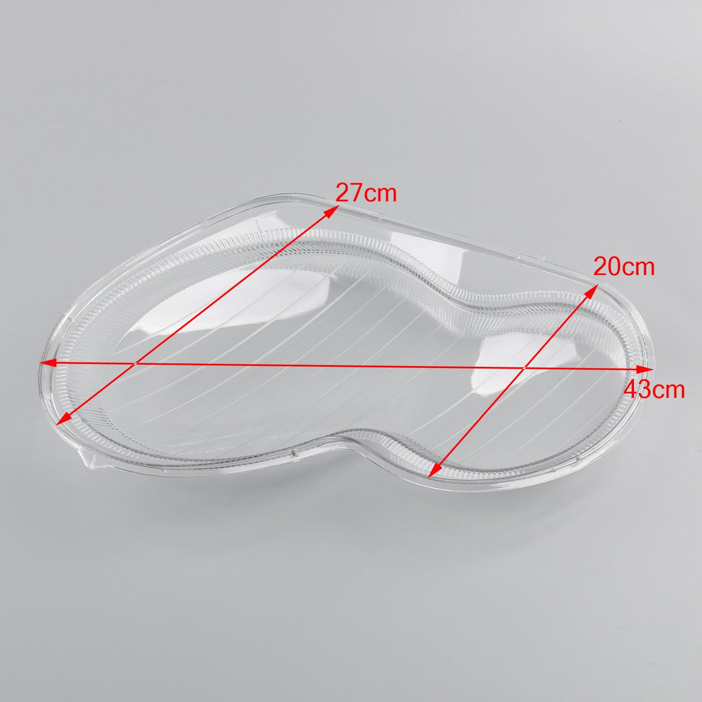 Scheinwerferglasschale Kunststoffabdeckung links + rechts für 2001-2007 Benz W203 C-Klasse