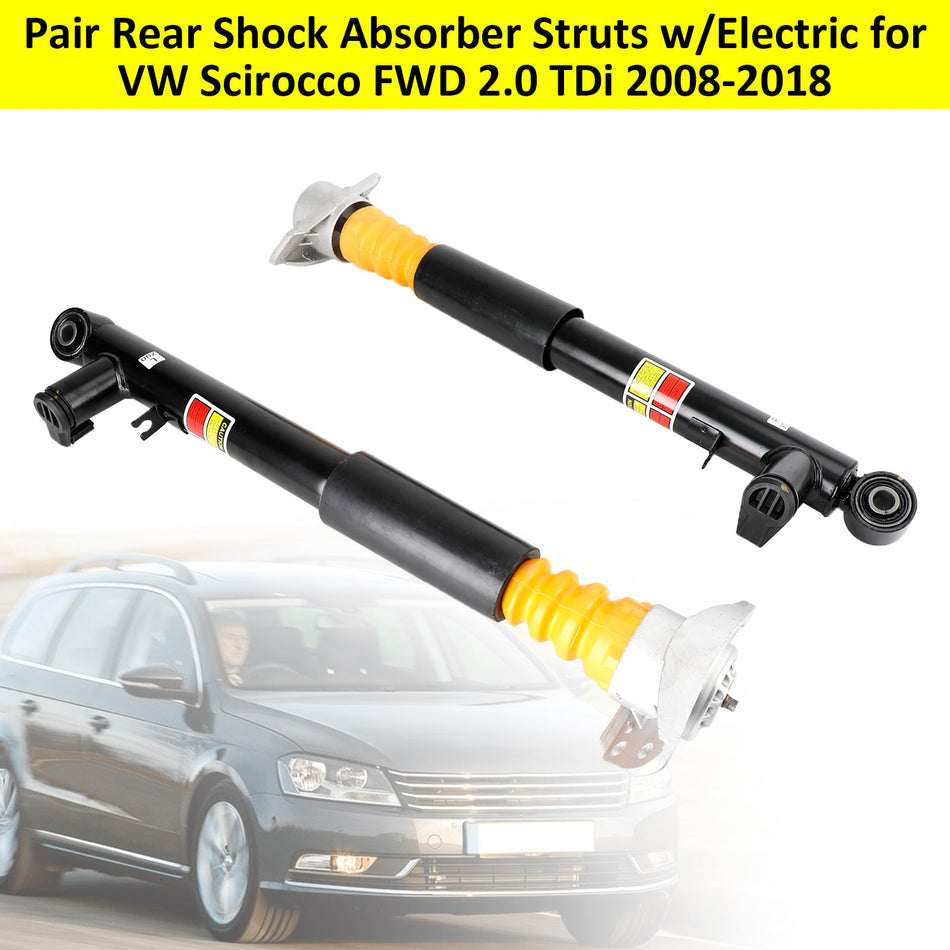 2008–2018 VW Scirocco 137 138 Tiguan 5N Paar hintere Sto?d?mpferstreben mit Elektrik 1K0512010H 1K0512009H
