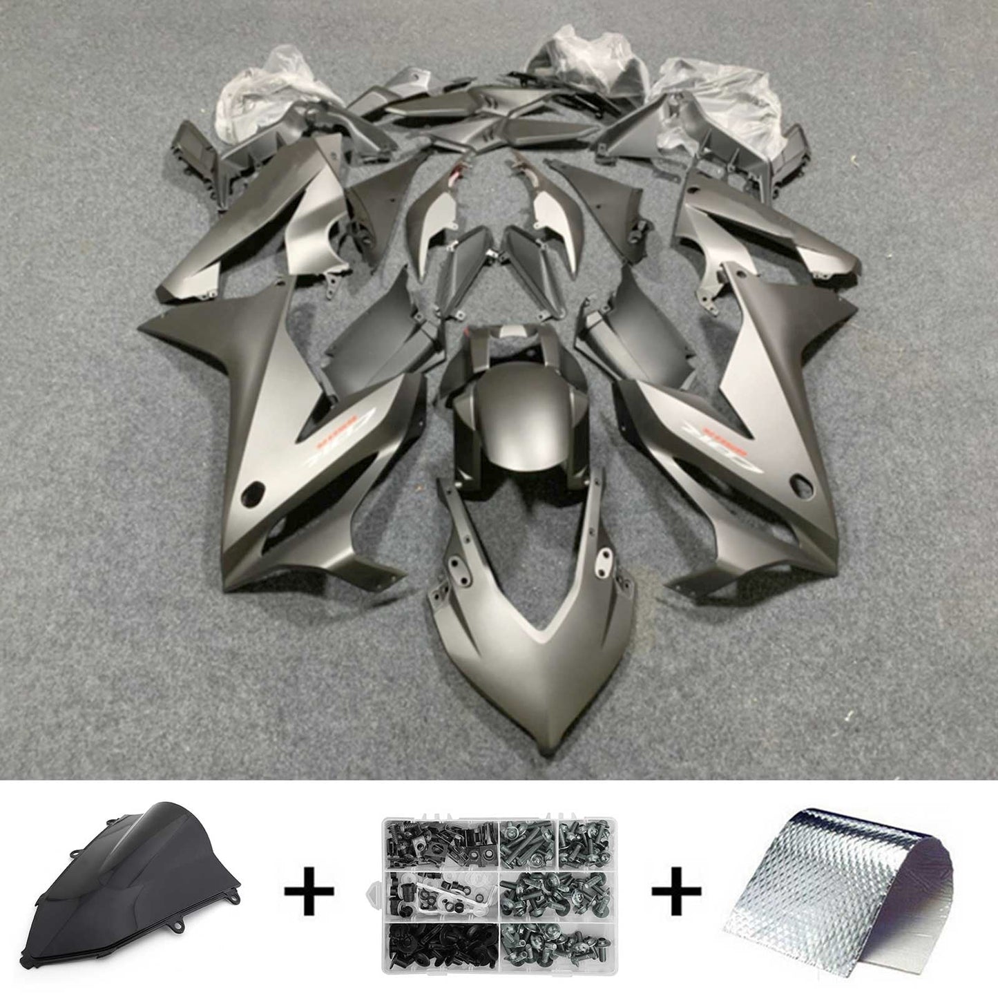 Amotopart Honda CBR650R 2021-2023 Verkleidungsset, Karosserie, Kunststoff, ABS