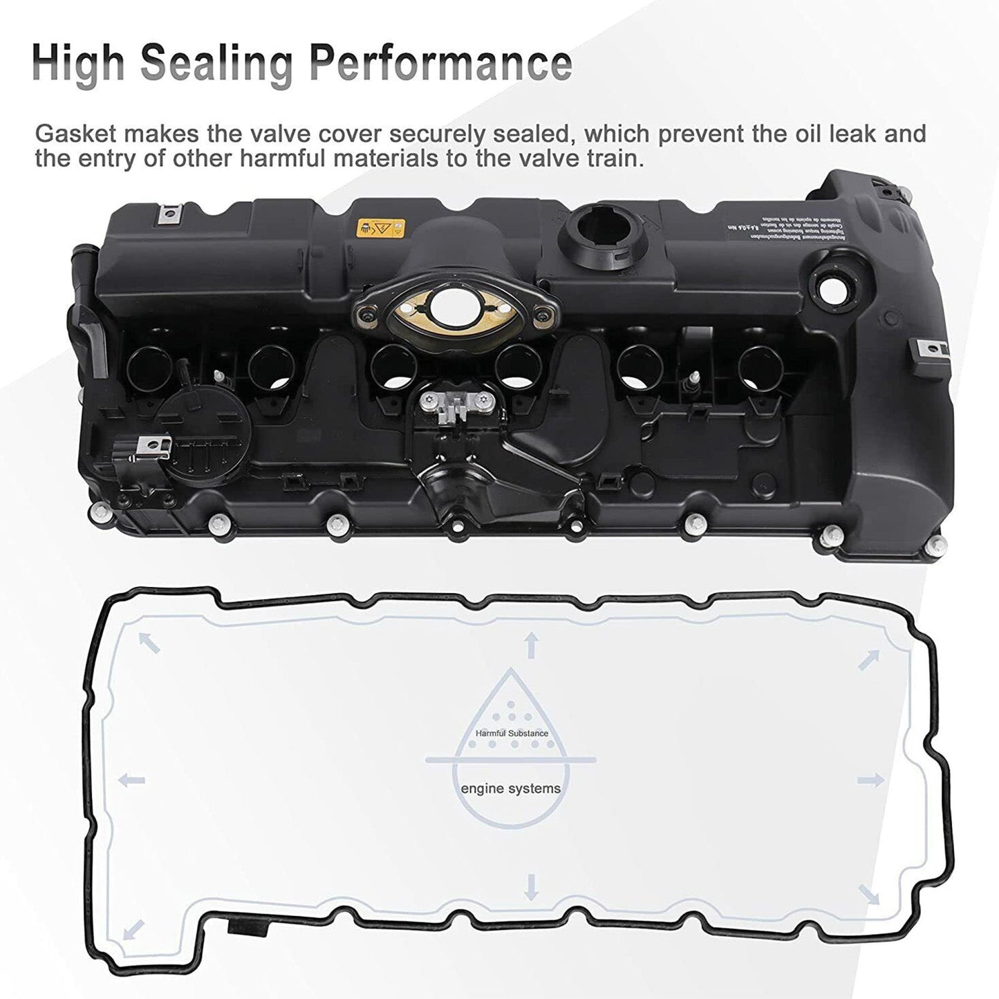 2006–2011 BMW 323i Z4 L6 Ventildeckel mit Dichtungsschrauben 11127552281 URO011833 264–935