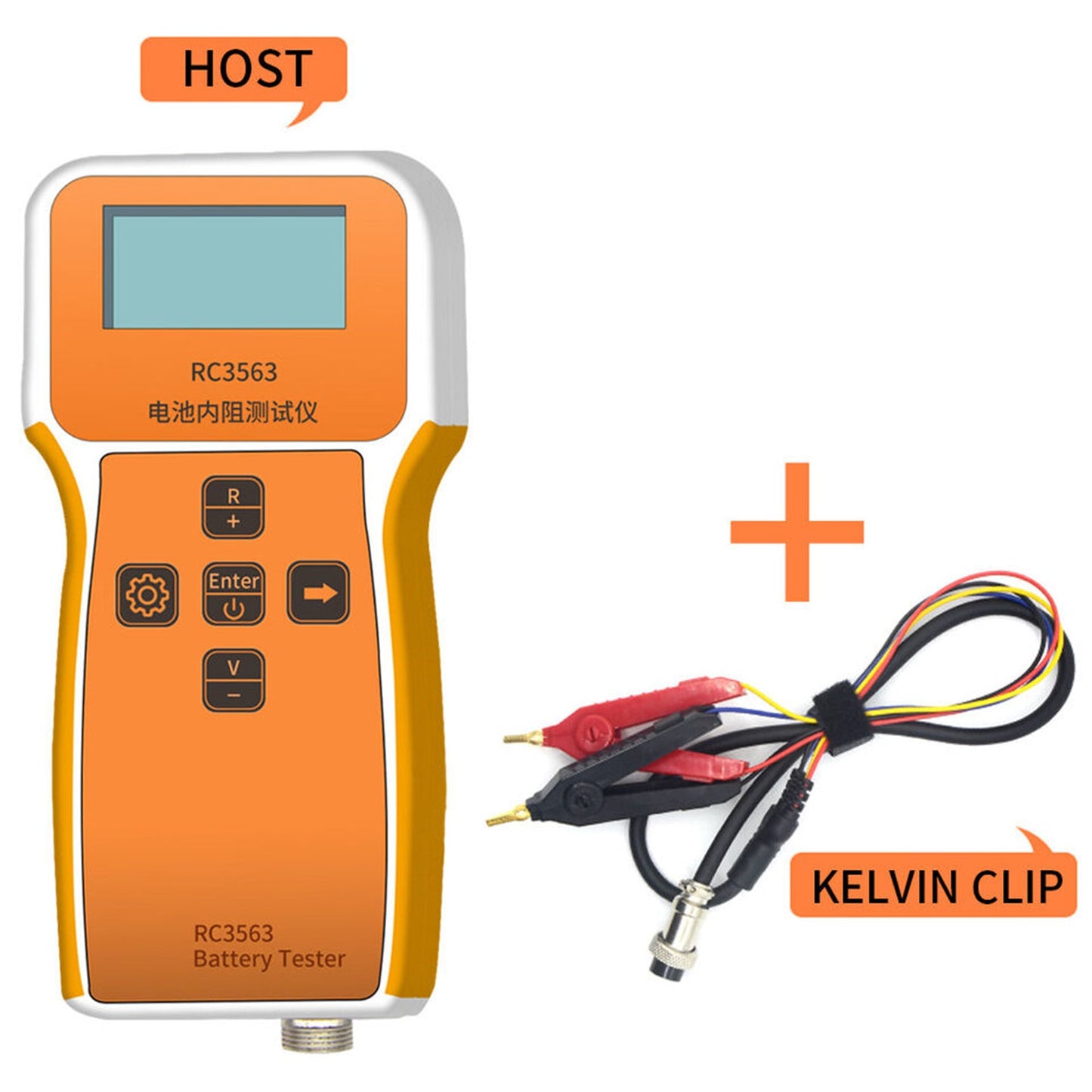 RC3563 Battery Voltage Meter Internal Resistance Voltage Tester Detector