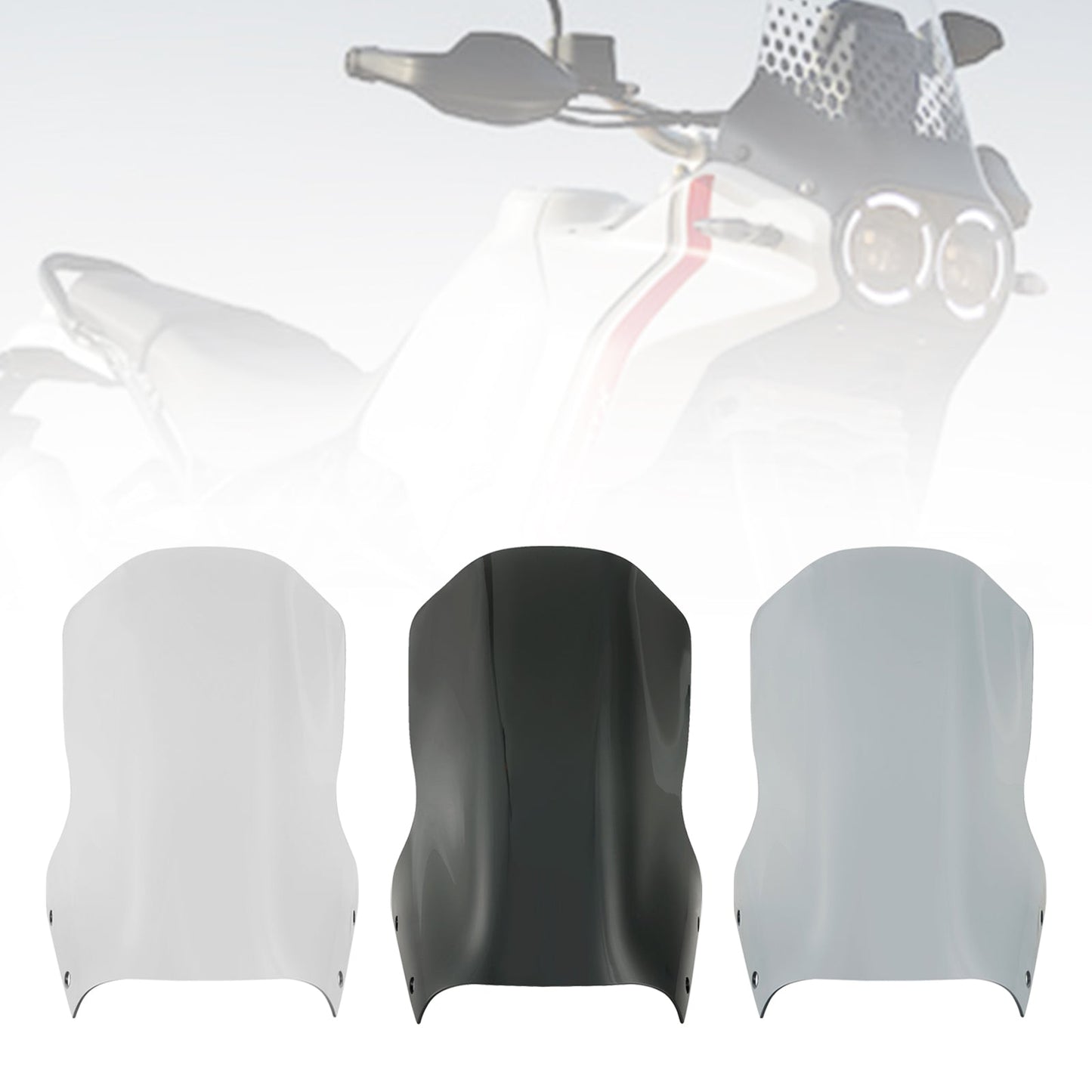 2022–2023 DUCATI DesertX Motorrad-Windschutzscheibe